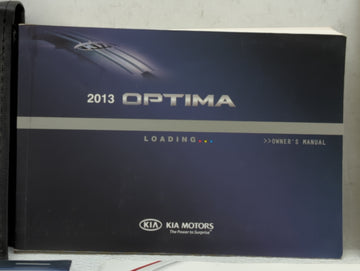 2013 Kia Optima Owners Manual Book Guide OEM Used Auto Parts
