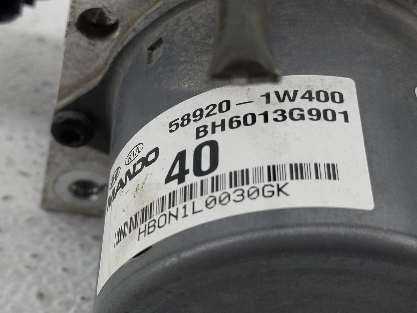2012-2015 Kia Rio ABS Pump Control Module Replacement P/N:58920-1W400 Fits Fits 2012 2013 2014 2015 OEM Used Auto Parts - Oe