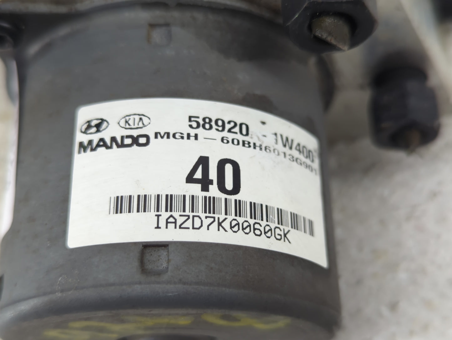 2012-2015 Kia Rio ABS Pump Control Module Replacement P/N:58920-1W400 Fits Fits 2012 2013 2014 2015 OEM Used Auto Parts - Oe