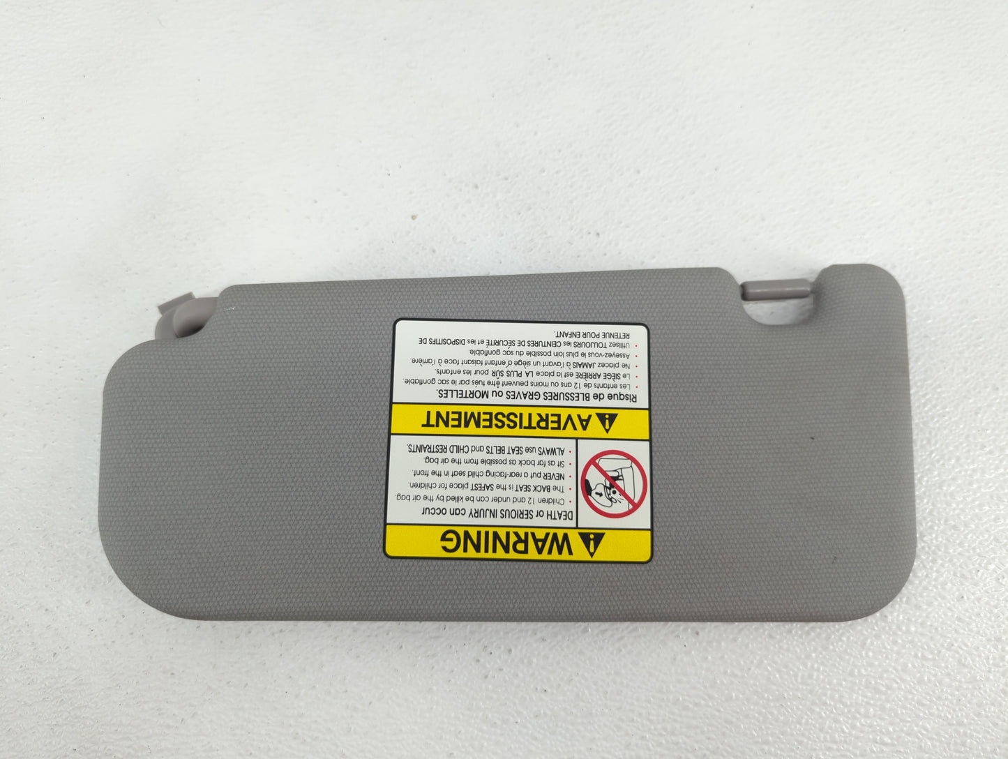 2012-2017 Kia Rio Sun Visor Shade Replacement Passenger Right Mirror Fits Fits 2012 2013 2014 2015 2016 2017 OEM Used Auto P