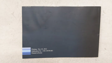 2013 Kia Rio Owners Manual Book Guide OEM Used Auto Parts