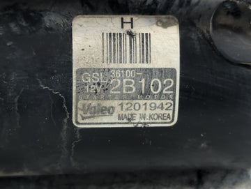2013-2014 Kia Rio Car Starter Motor Solenoid OEM P/N:1201942 36100-2B102 Fits Fits 2012 2013 2014 2015 2016 2017 OEM Used Auto Parts