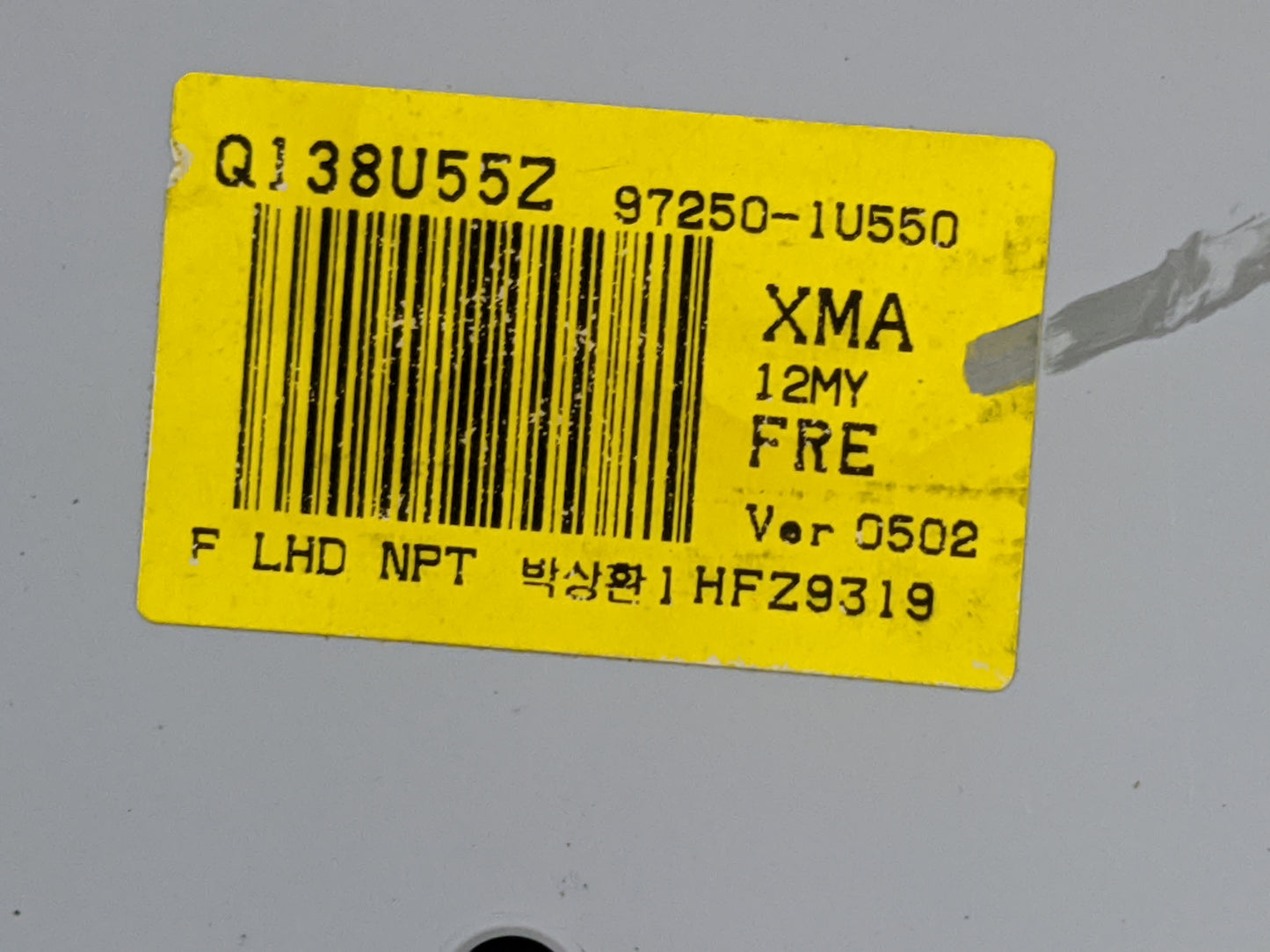 2012-2013 Kia Sorento Climate Control Module Temperature AC/Heater Replacement P/N:97250-1U550 C7250-1UXXX Fits Fits 2012 20