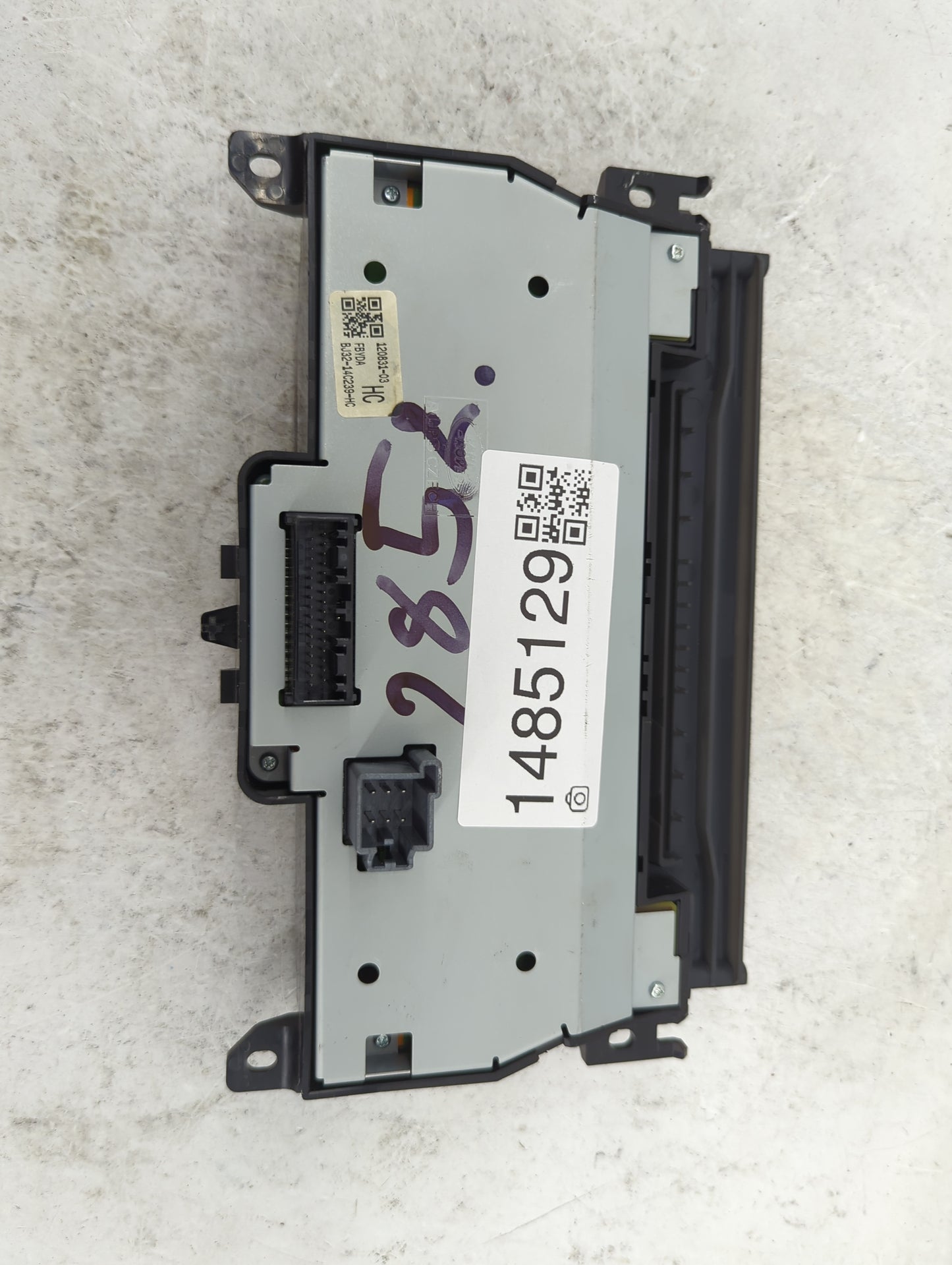 2013 Land Rover Evoque Climate Control Module Temperature AC/Heater Replacement P/N:BJ32-4C020-HC Fits Fits 2012 OEM Used Au