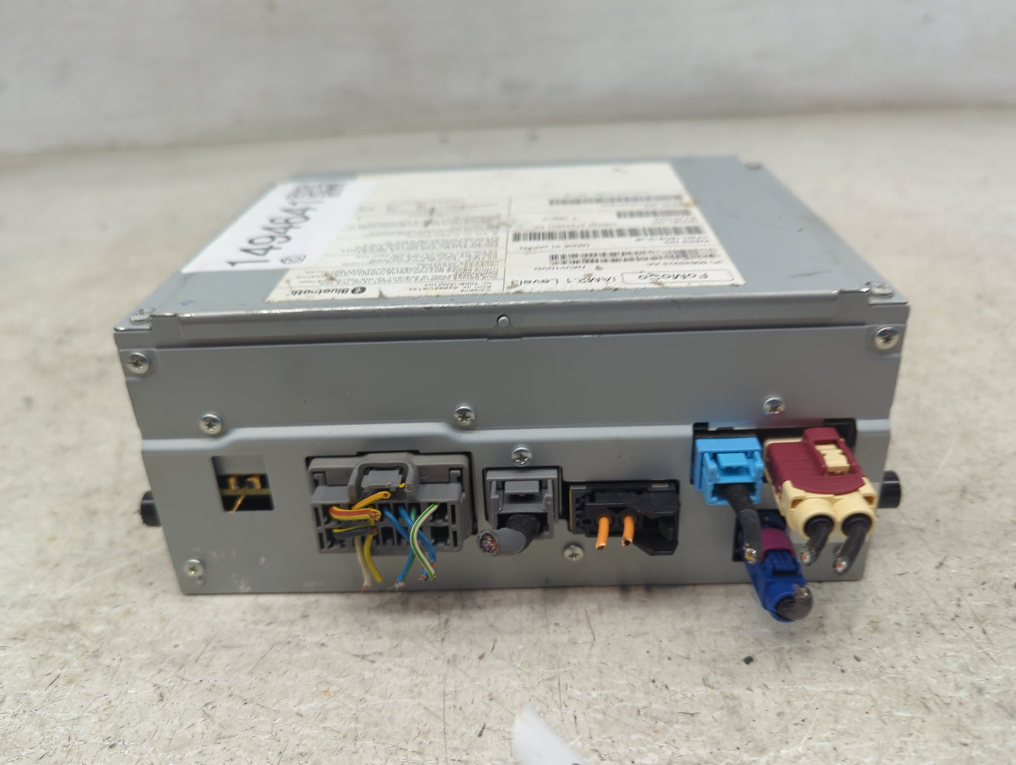 2013 Land Rover Evoque Radio AM FM Cd Player Receiver Replacement P/N:CF6N-18C815-JE BV4J-19C102-AA Fits Fits 2012 2014 2015