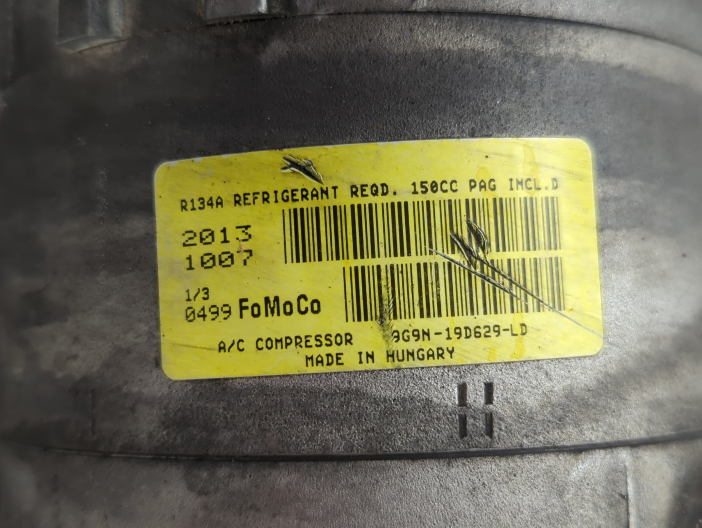 2012 Range Rover Evoque Air Conditioning A/c Ac Compressor Oem - Oemusedautoparts1.com