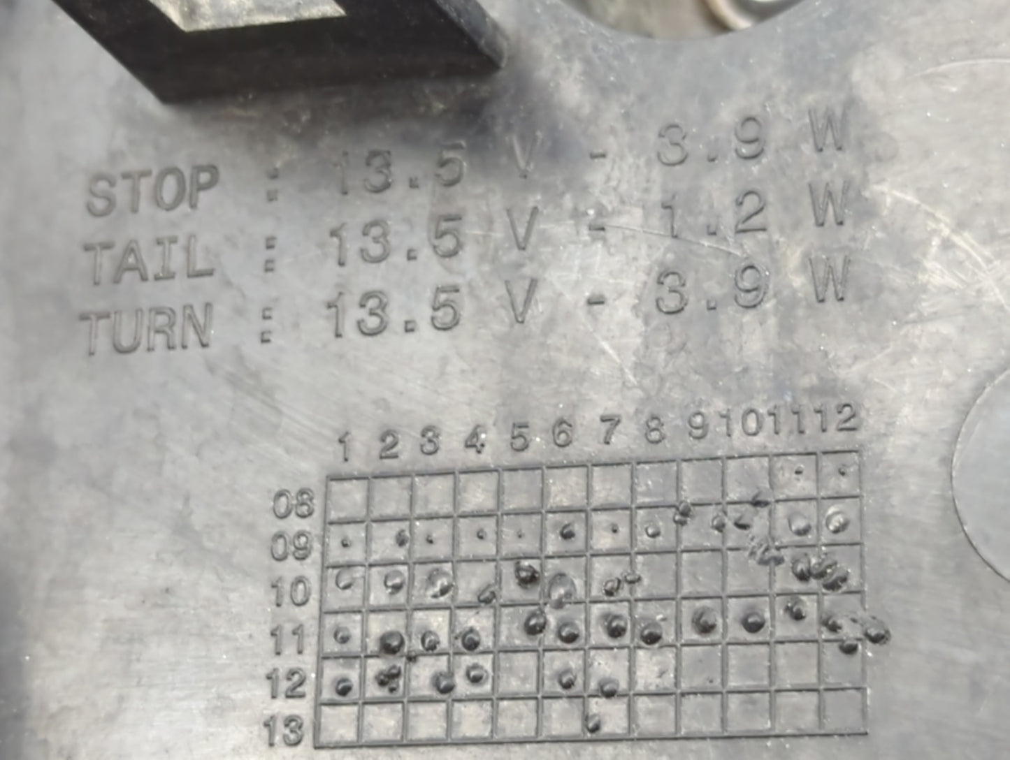 2012-2013 Land Rover Range Rover Sport Tail Light Assembly Passenger Right OEM Fits Fits 2012 2013 OEM Used Auto Parts - Oem