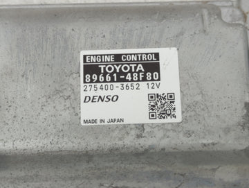 2011-2013 Lexus Rx450h PCM Engine Control Computer ECU ECM PCU OEM P/N:89661-48F80 Fits Fits 2011 2012 2013 OEM Used Auto Parts