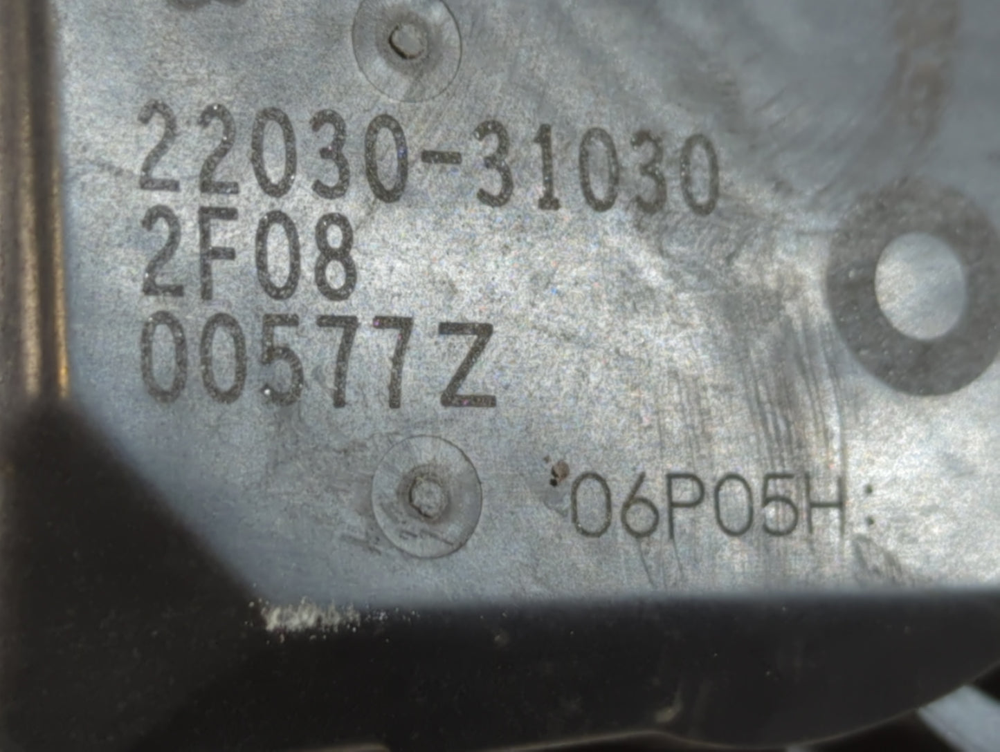2010-2015 Lexus Rx450h Throttle Body P/N:22030-31030 Fits OEM Used Auto Parts - Oemusedautoparts1.com