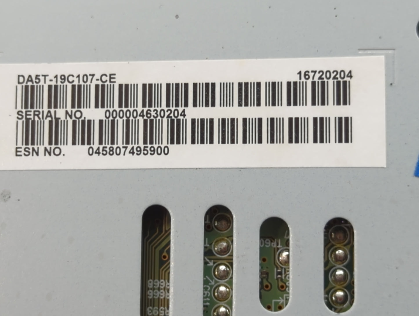 2013 Lincoln Mks Radio AM FM Cd Player Receiver Replacement P/N:DA5T-19C107-CE Fits OEM Used Auto Parts - Oemusedautoparts1.