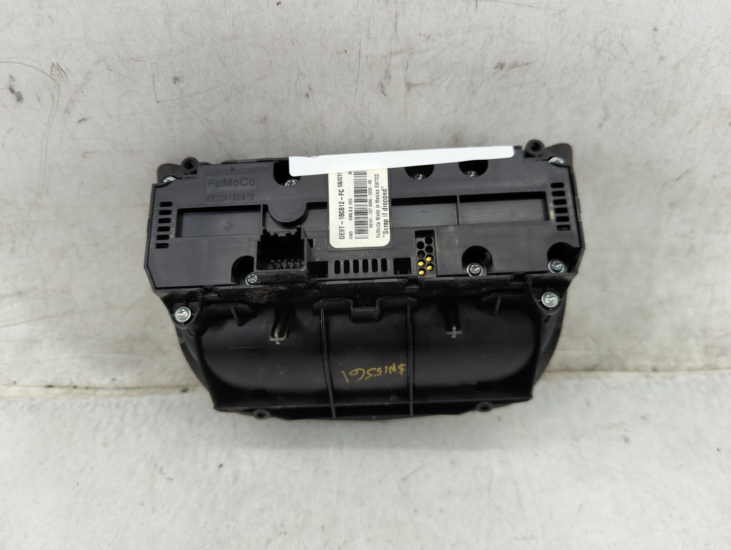 2013-2019 Lincoln Mkt Climate Control Module Temperature AC/Heater Replacement P/N:DE9T-18C612-FC Fits OEM Used Auto Parts -