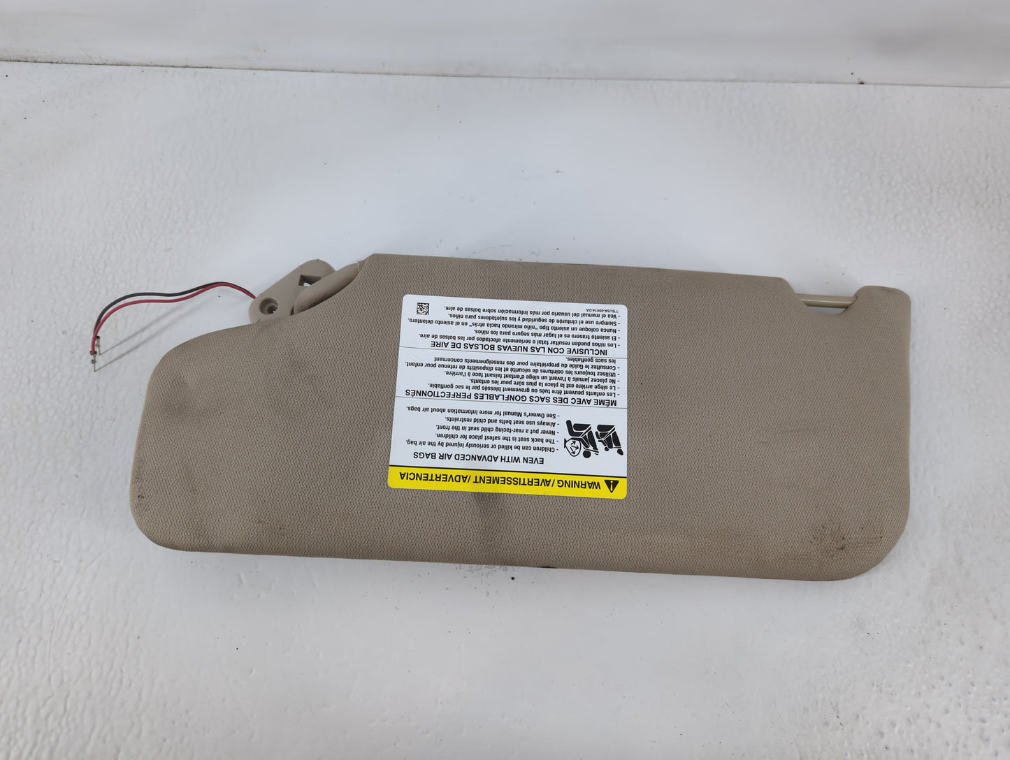 2011-2015 Lincoln Mkx Sun Visor Shade Replacement Passenger Right Mirror Fits Fits 2011 2012 2013 2014 2015 OEM Used Auto Pa