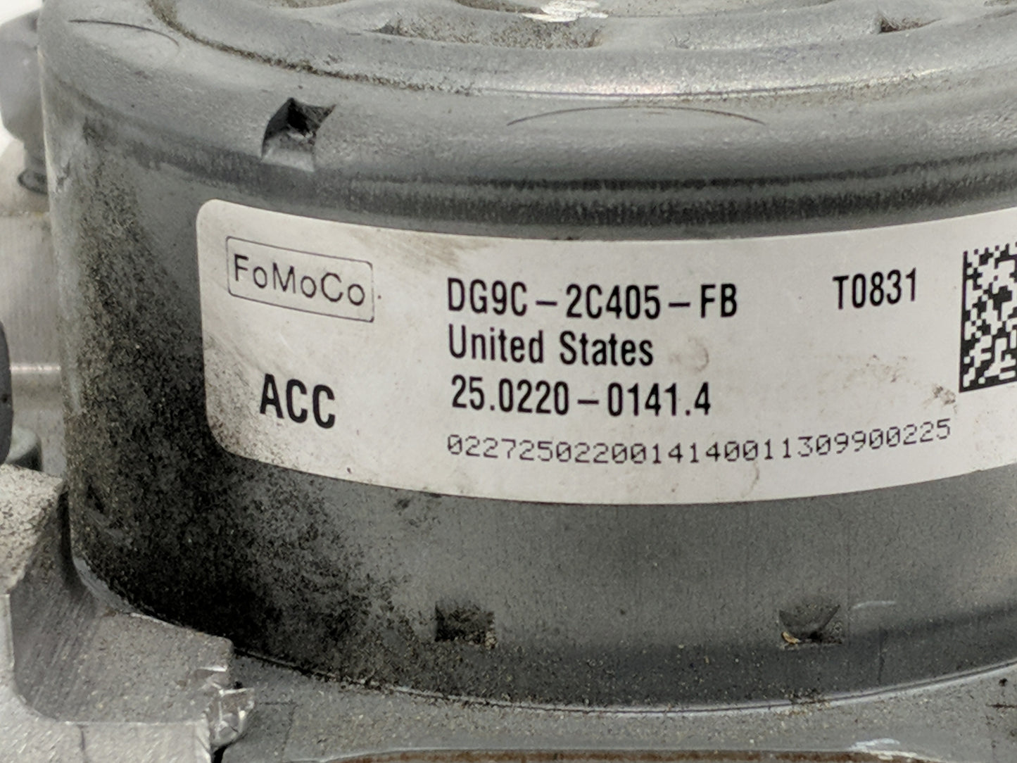 2013 Lincoln Mkz ABS Pump Control Module Replacement P/N:DG9C-2C405-FB Fits OEM Used Auto Parts - Oemusedautoparts1.com