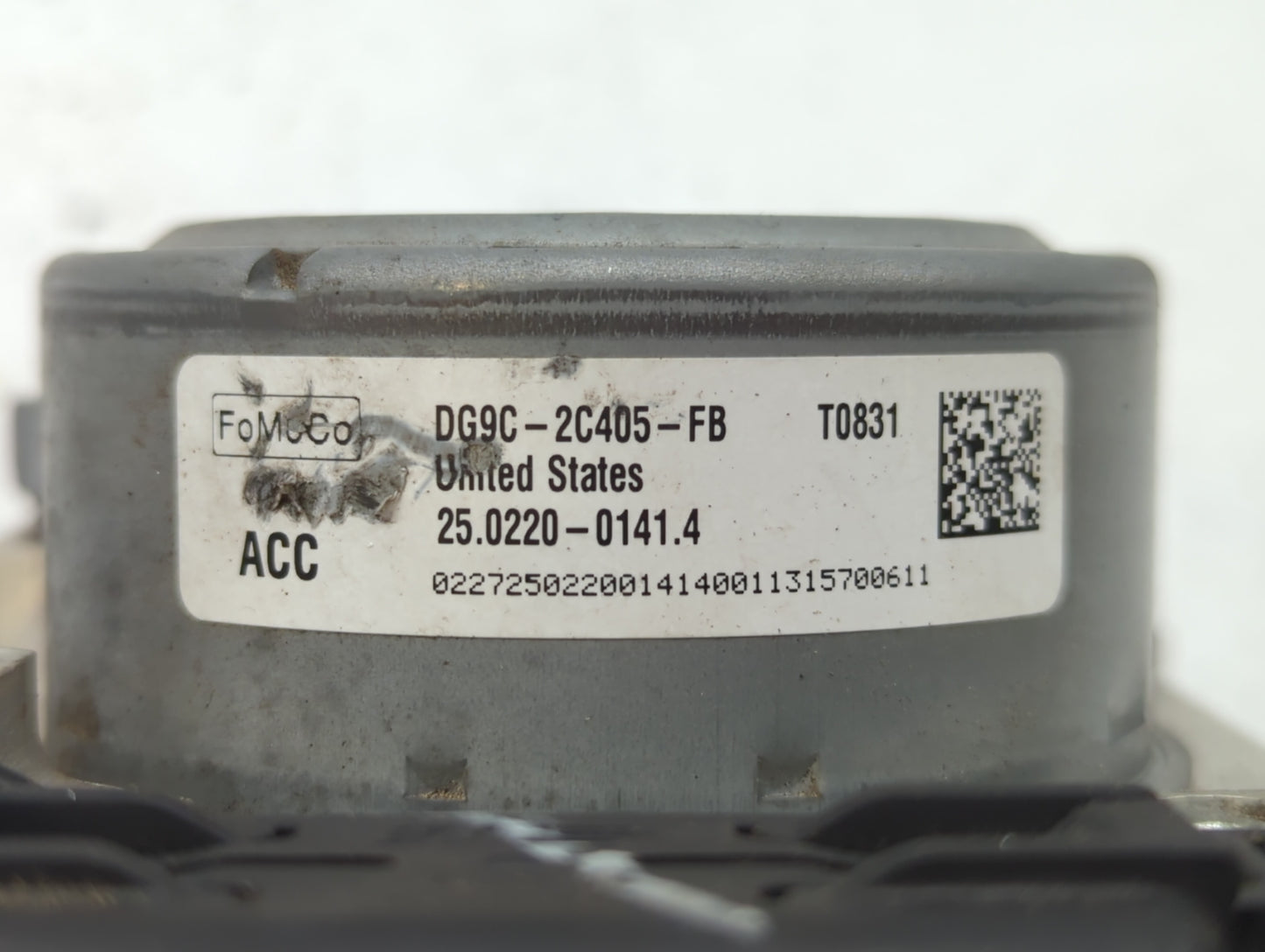 2013 Lincoln Mkz ABS Pump Control Module Replacement P/N:DG9C-2C405-FB Fits OEM Used Auto Parts - Oemusedautoparts1.com