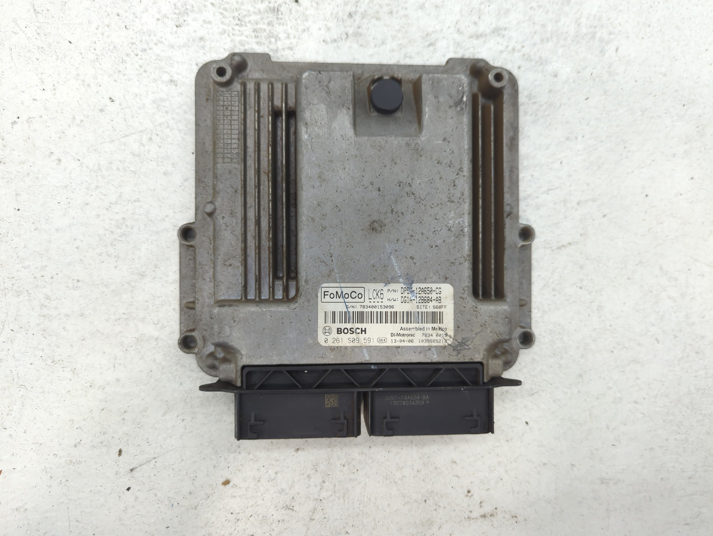 2013 Lincoln Mkz PCM Engine Control Computer ECU ECM PCU OEM P/N:DG1A-12B684-AB DP5A-12A650-CG, 0 261 S09 591 Fits OEM Used