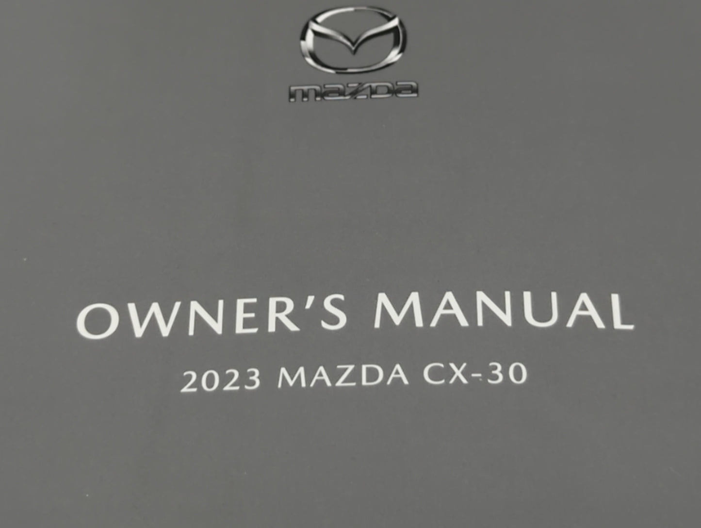 2013 Mazda Cx-30 Owners Manual Book Guide P/N:9999-95-030C OEM Used Auto Parts - Oemusedautoparts1.com