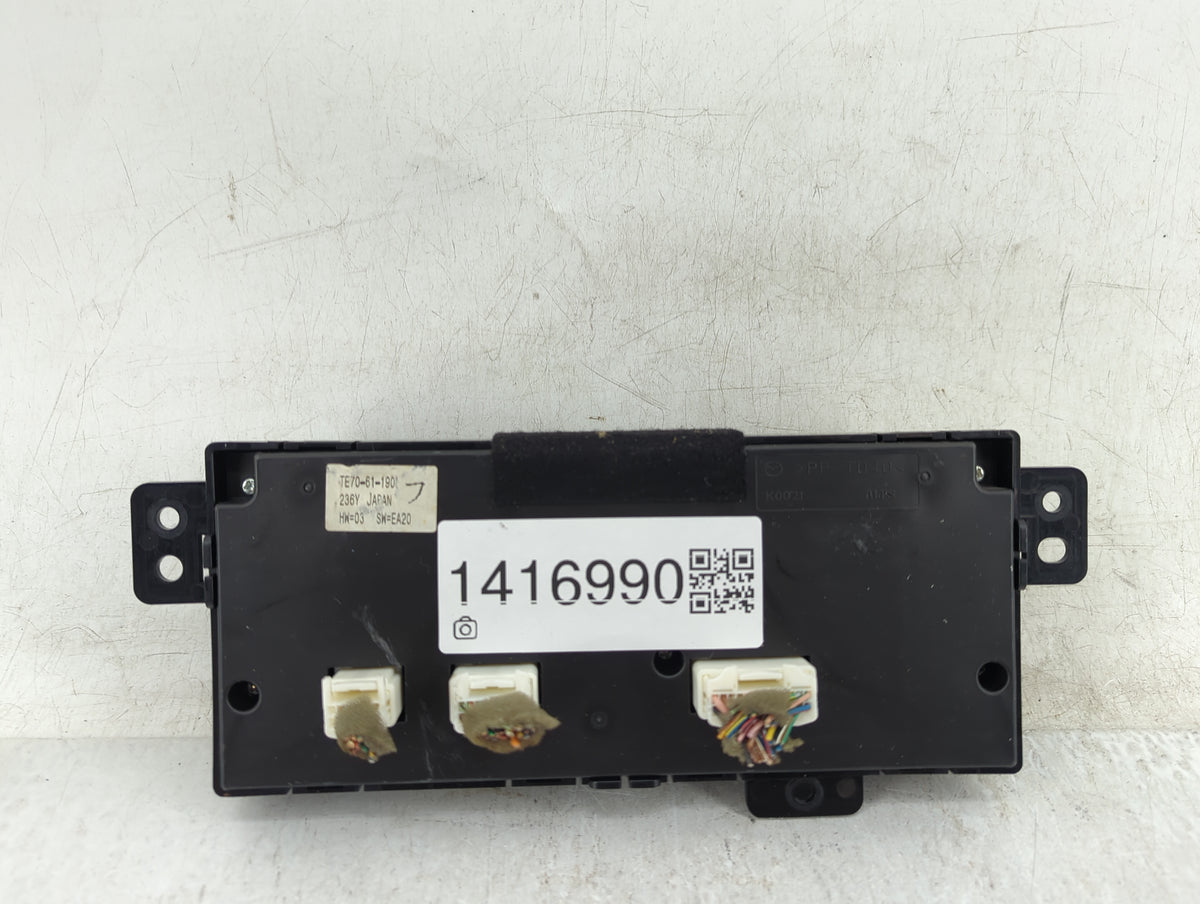 2010-2015 Mazda Cx-9 Climate Control Module Temperature AC/Heater Replacement P/N:TE70-61-190 Fits OEM Used Auto Parts - Oem