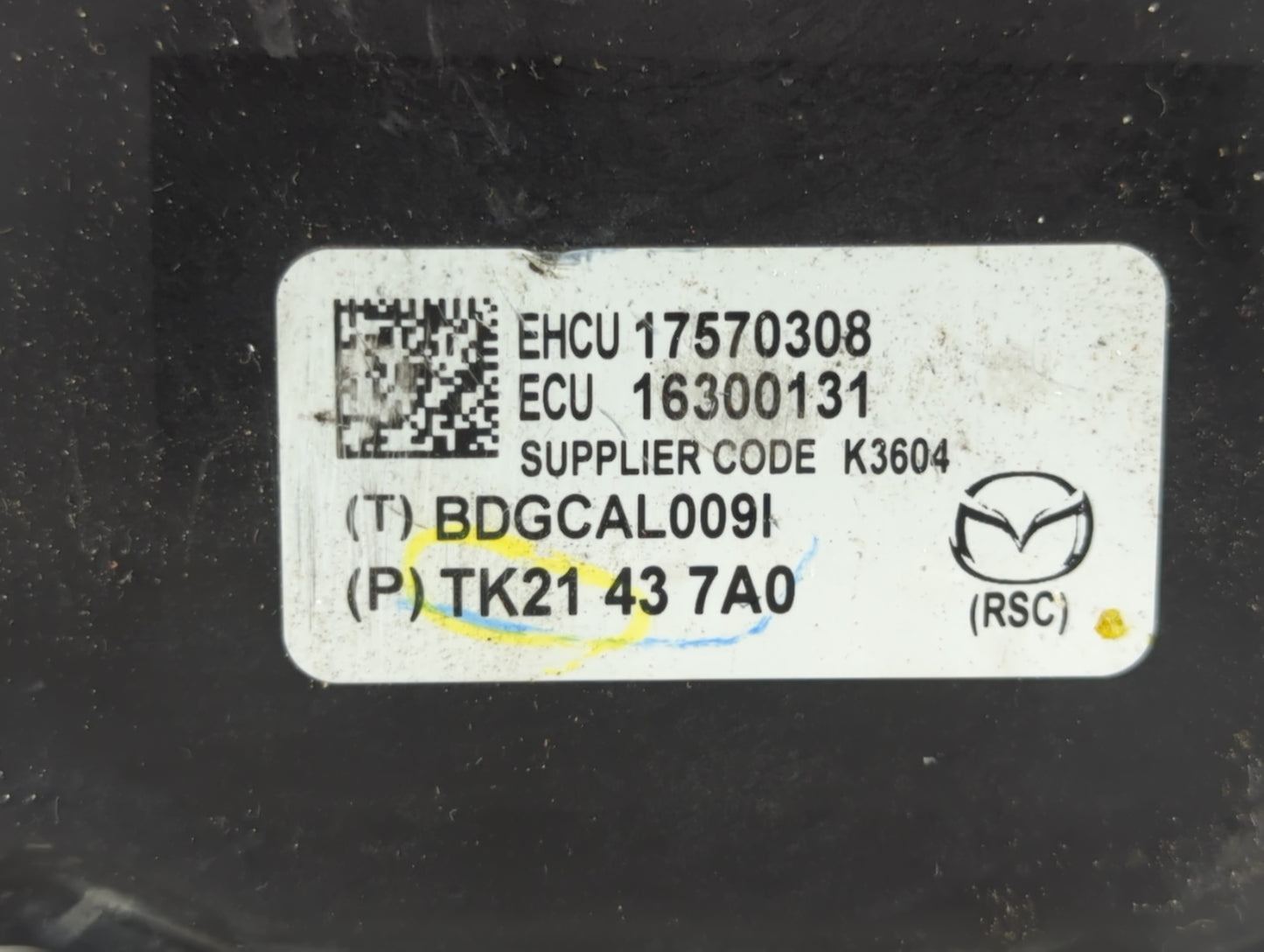 2013-2015 Mazda Cx-9 ABS Pump Control Module Replacement P/N:K3604 Fits Fits 2013 2014 2015 OEM Used Auto Parts - Oemusedaut