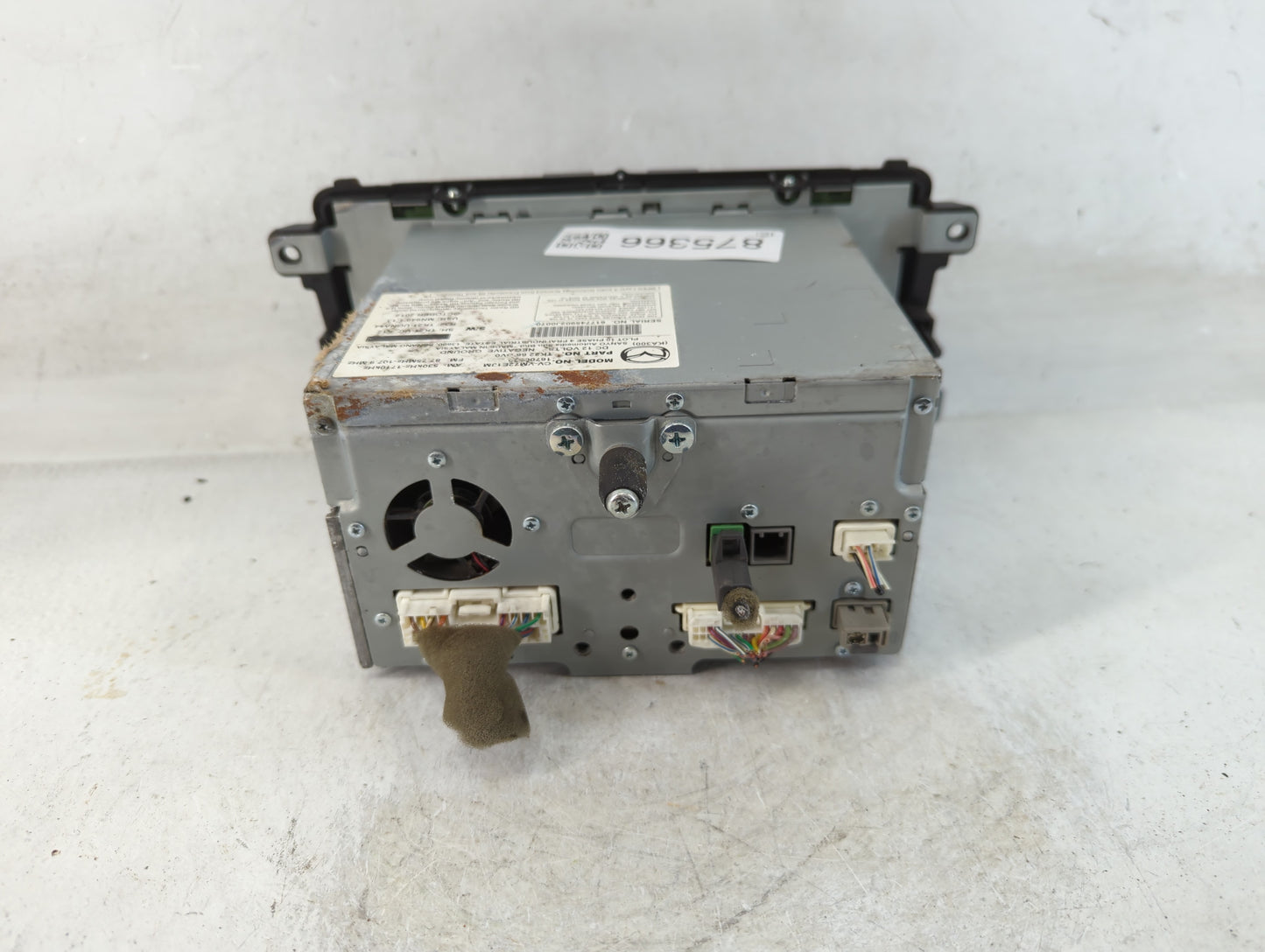 2013-2015 Mazda Cx-9 Radio AM FM Cd Player Receiver Replacement P/N:TK22 66 DV0A Fits Fits 2013 2014 2015 OEM Used Auto Part
