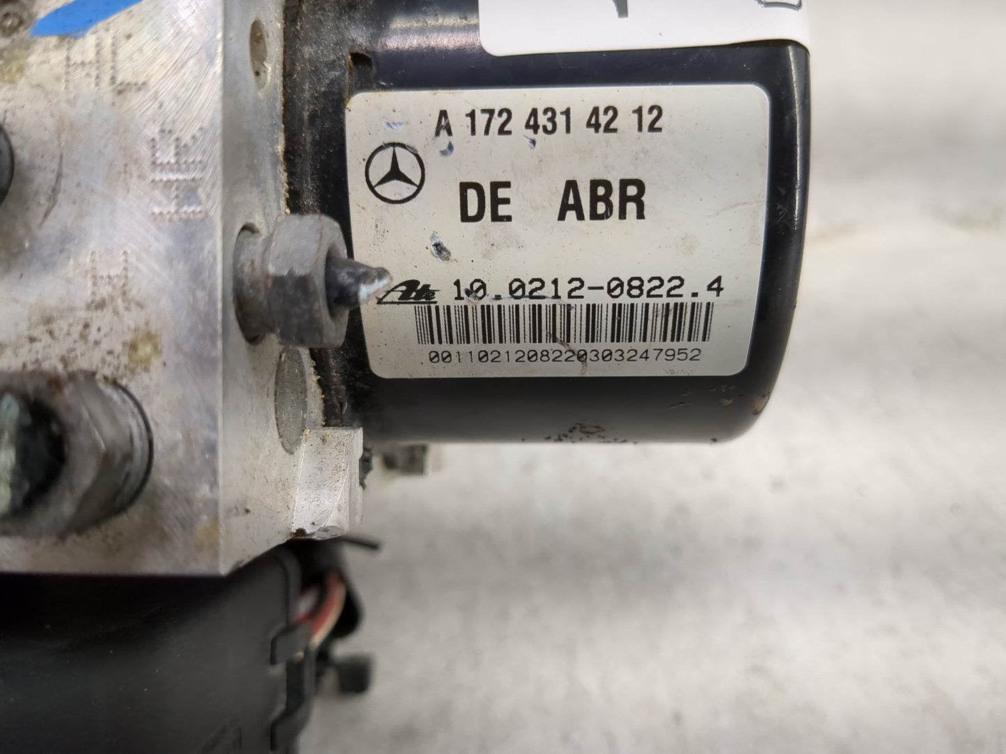2013 Mercedes-Benz C-Class ABS Pump Control Module Replacement P/N:A 1724314212 A 009 540 52 81 Fits Fits 2014 2015 OEM Used
