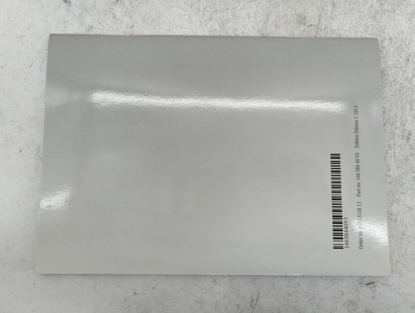 2013 Mercedes-Benz C-Class Owners Manual Book Guide P/N:2045841983 204 584 19 83, 6515 0782 13, 1665844093, 166 584 40 93 OE