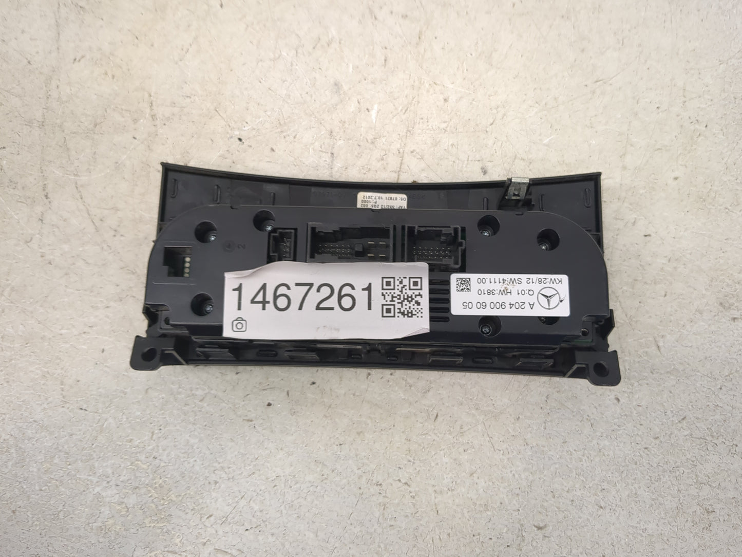 2013-2014 Mercedes-Benz C250 Climate Control Module Temperature AC/Heater Replacement P/N:A2049006005 A2C31516500 Fits OEM U