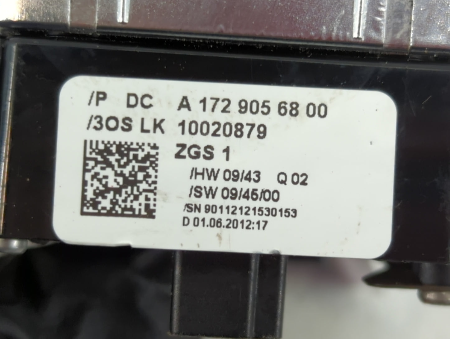 2012-2015 Mercedes-Benz C250 Master Power Window Switch Replacement Driver Side Left P/N:10020879 A 172 905 68 00 Fits OEM U