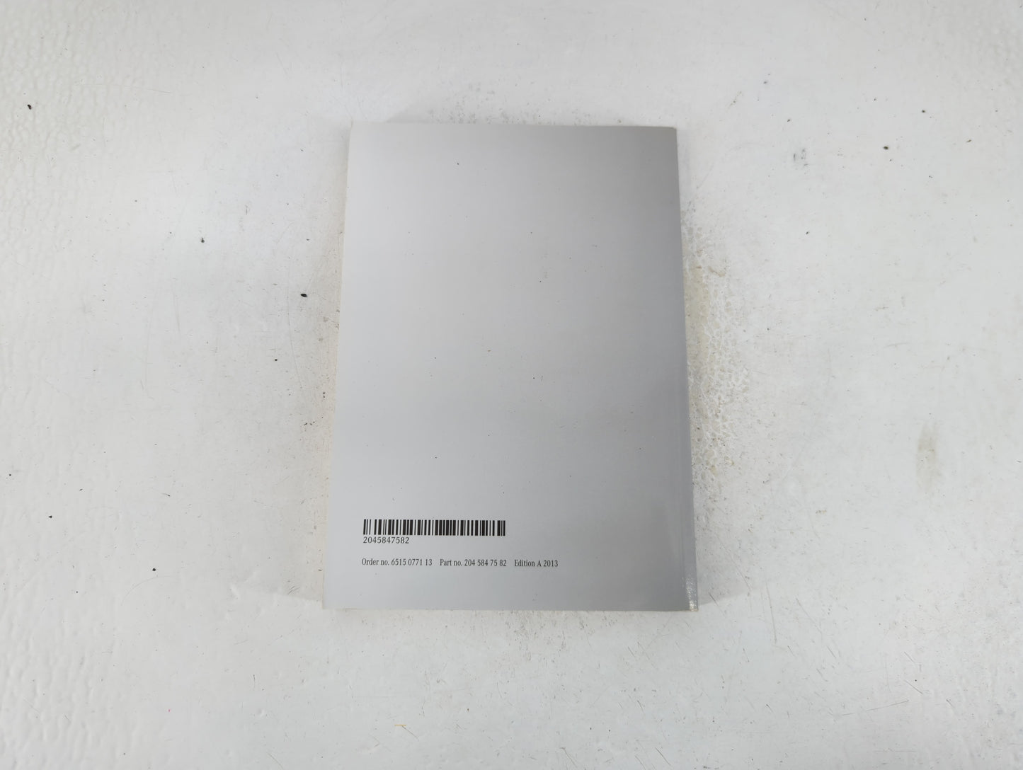2013 Mercedes-Benz C350 Owners Manual Book Guide P/N:2045847582 204 584 75 82 OEM Used Auto Parts - Oemusedautoparts1.com