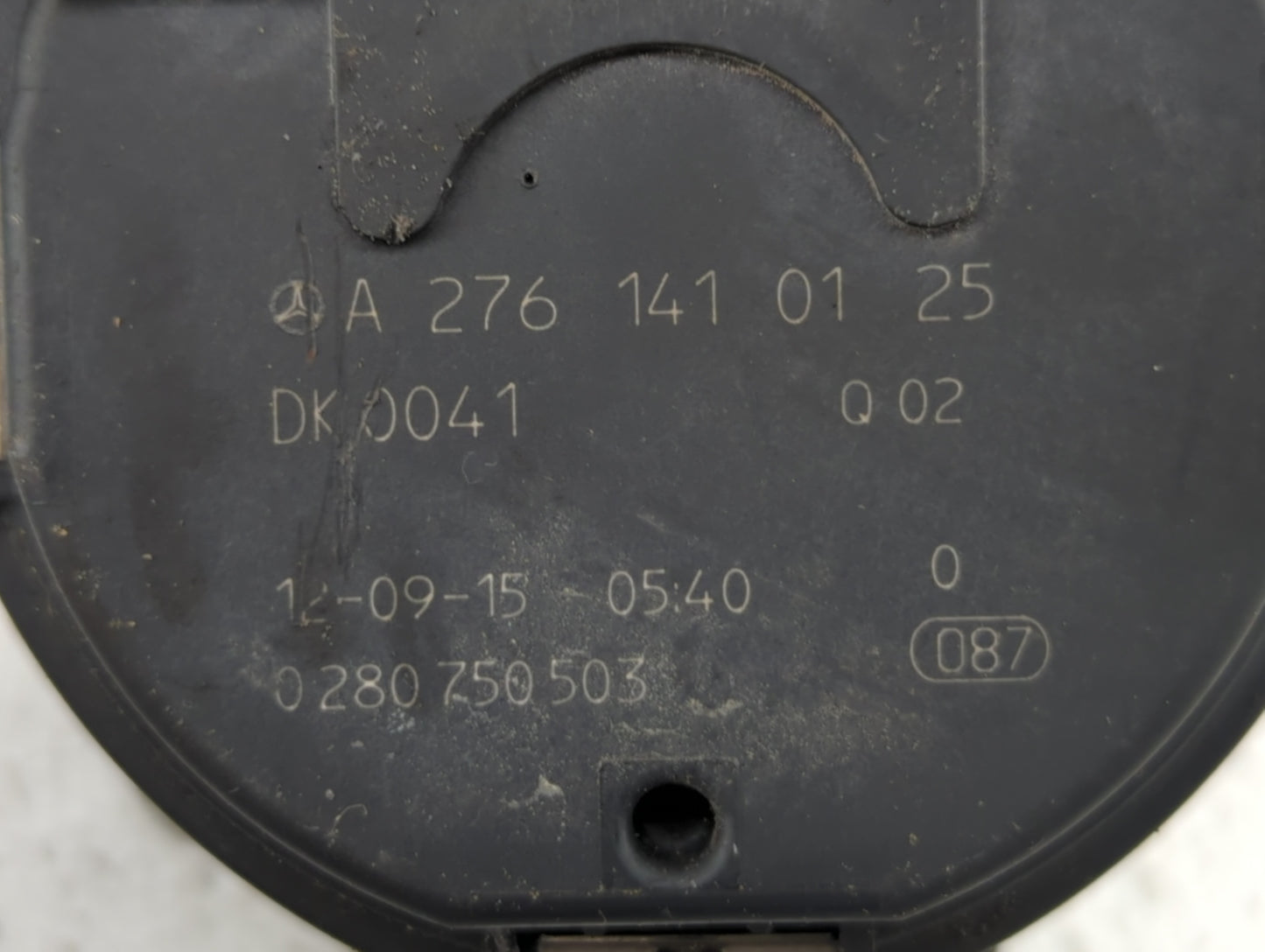 2012-2016 Mercedes-Benz E350 Throttle Body P/N:A 276 141 01 25 2761410125 Fits OEM Used Auto Parts - Oemusedautoparts1.com