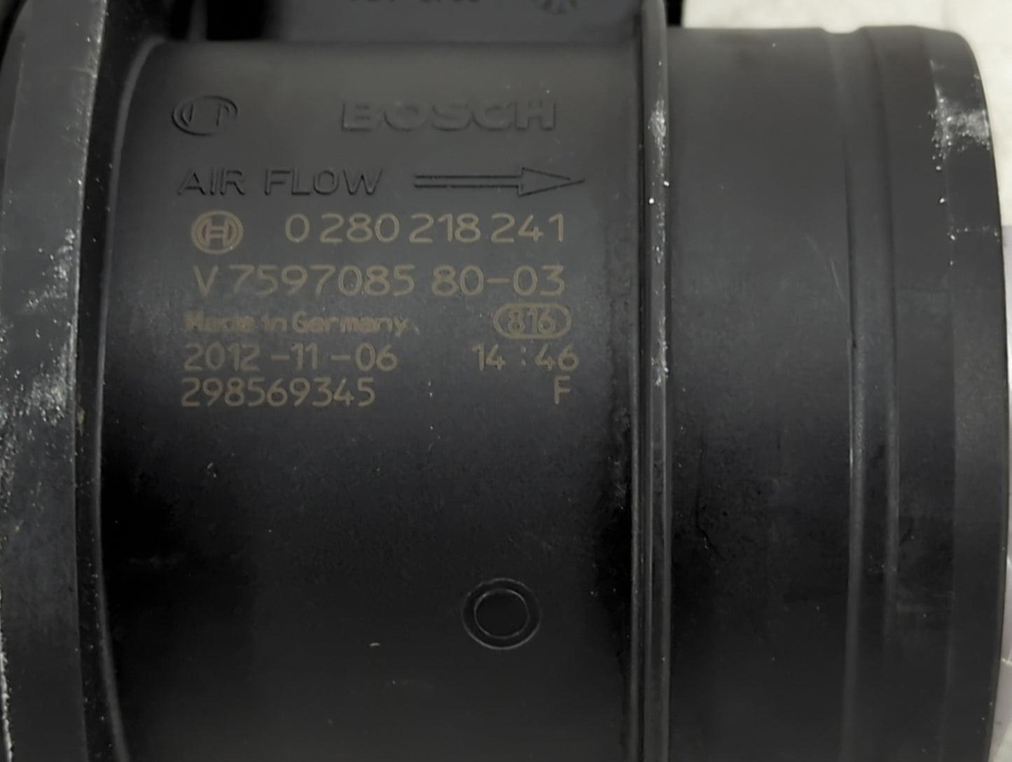 2011-2014 Mini Cooper Mass Air Flow Meter Maf - Oemusedautoparts1.com