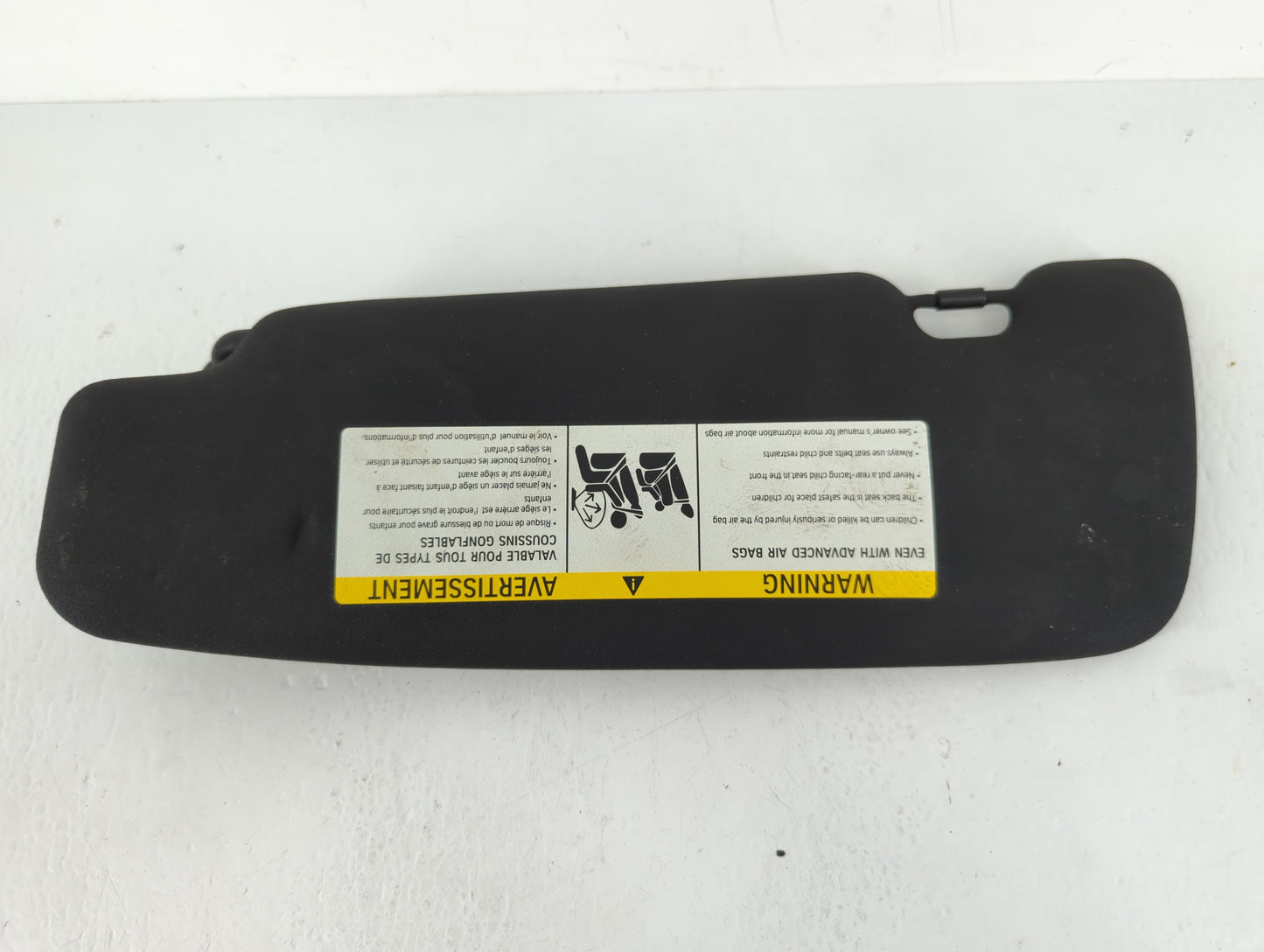 2013 Mini Cooper Sun Visor Shade Replacement Passenger Right Mirror Fits OEM Used Auto Parts - Oemusedautoparts1.com