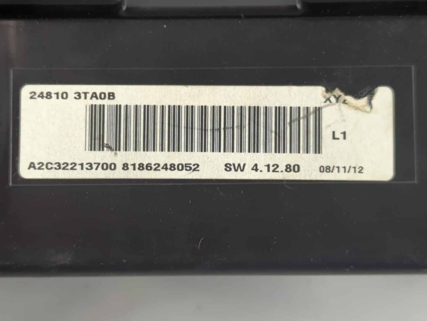 2013 Nissan Altima Instrument Cluster Speedometer Gauges P/N:24810 3TA0B Fits OEM Used Auto Parts - Oemusedautoparts1.com