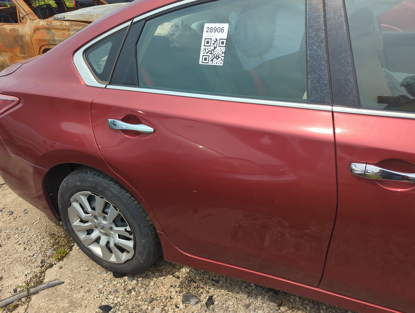 2013-2018 Nissan Altima Passenger Rear Door Oem - Oemusedautoparts1.com