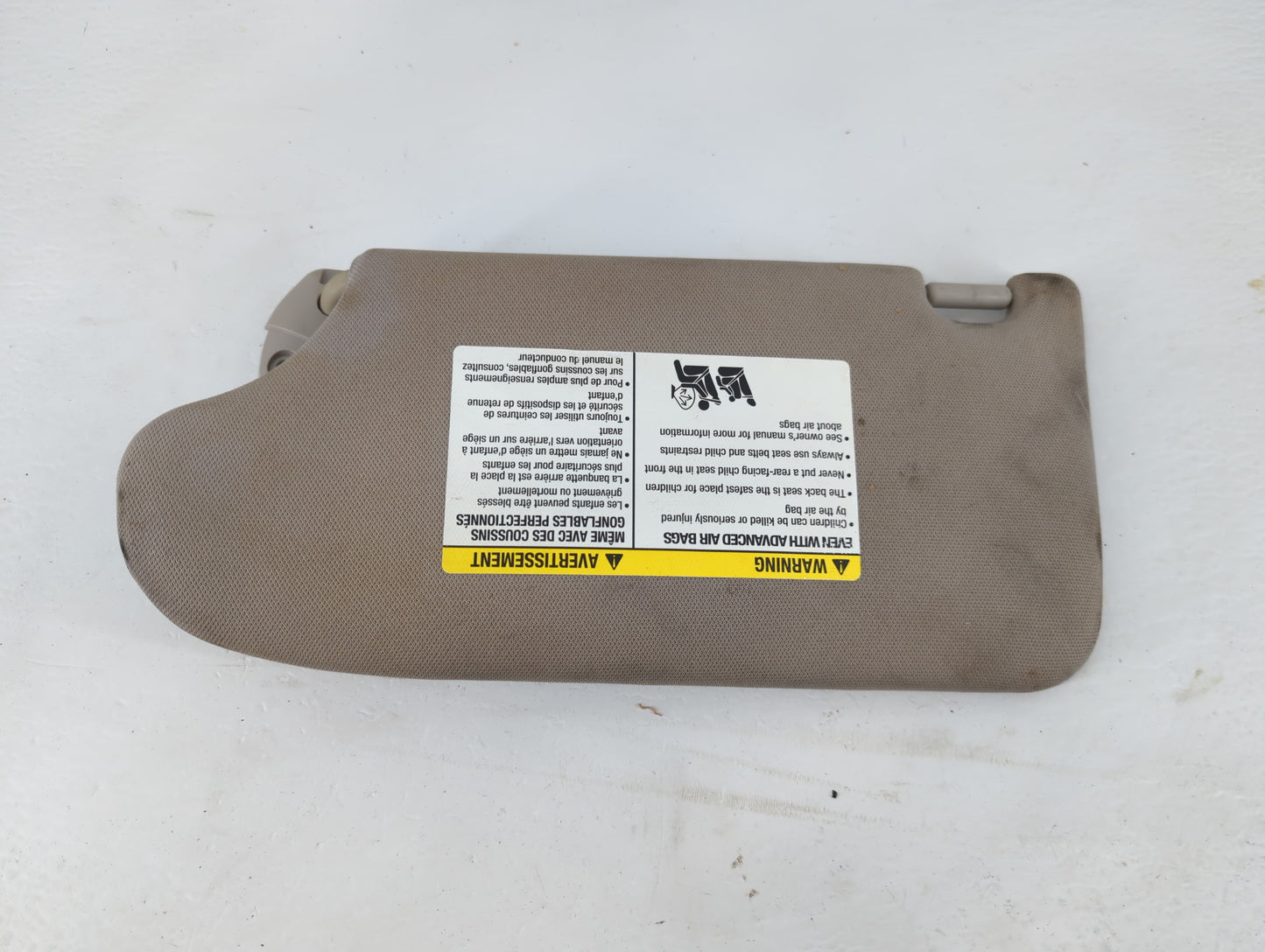 2013-2018 Nissan Altima Sun Visor Shade Replacement Passenger Right Mirror Fits Fits 2013 2014 2015 2016 2017 2018 OEM Used