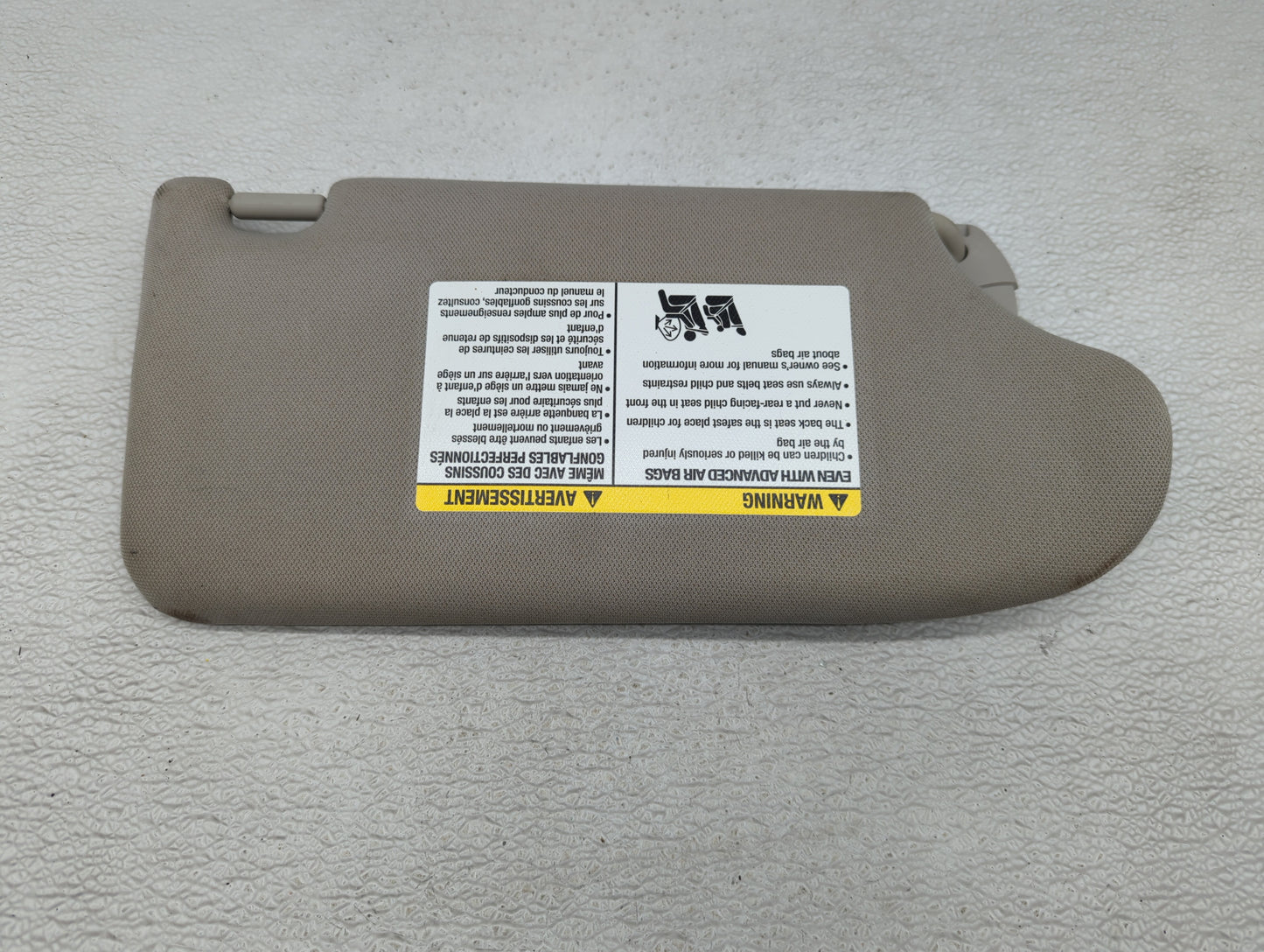 2013-2018 Nissan Altima Sun Visor Shade Replacement Driver Left Mirror Fits Fits 2013 2014 2015 2016 2017 2018 OEM Used Auto