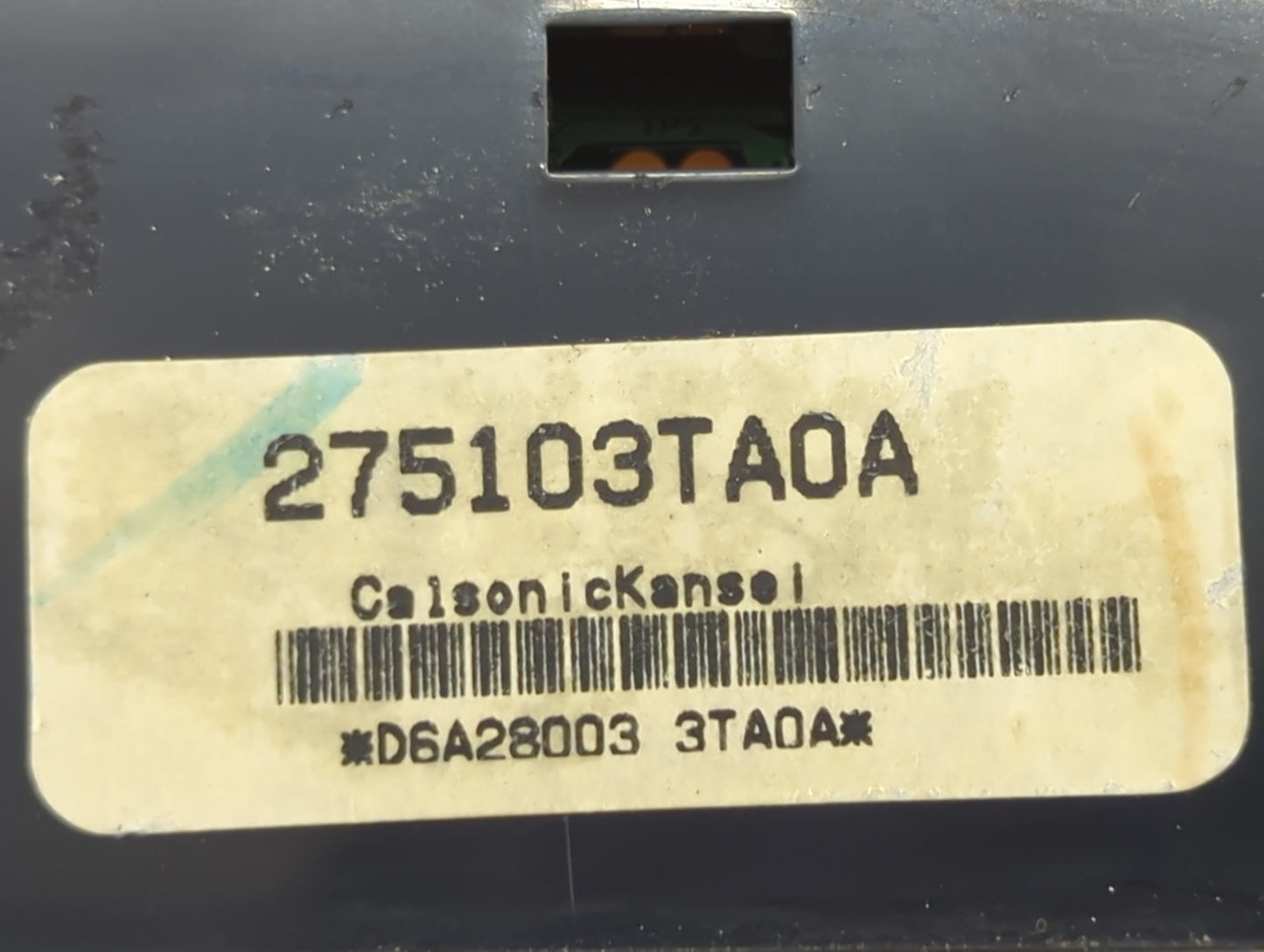 2013-2014 Nissan Altima Climate Control Module Temperature AC/Heater Replacement P/N:275103TA0A Fits Fits 2013 2014 OEM Used