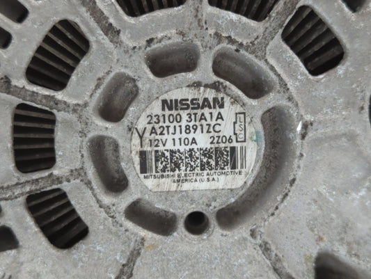 2013-2017 Nissan Altima Alternator Replacement Generator Charging Assembly Engine OEM P/N:23100 3TA1A 23100 3TA1B Fits OEM Used Auto Parts