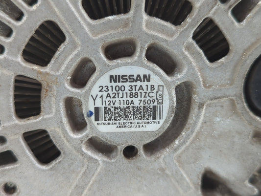 2013-2017 Nissan Altima Alternator Replacement Generator Charging Assembly Engine OEM P/N:23100 3TA1A 23100 3TA1B Fits OEM Used Auto Parts