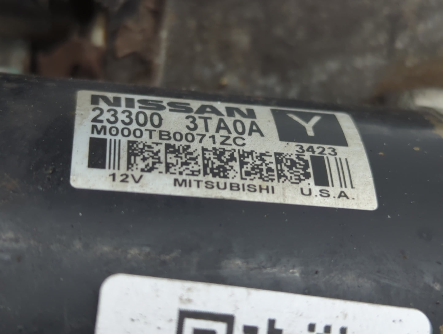 2013-2018 Nissan Altima Car Starter Motor Solenoid OEM P/N:23300 3TA0A Fits Fits 2013 2014 2015 2016 2017 2018 OEM Used Auto