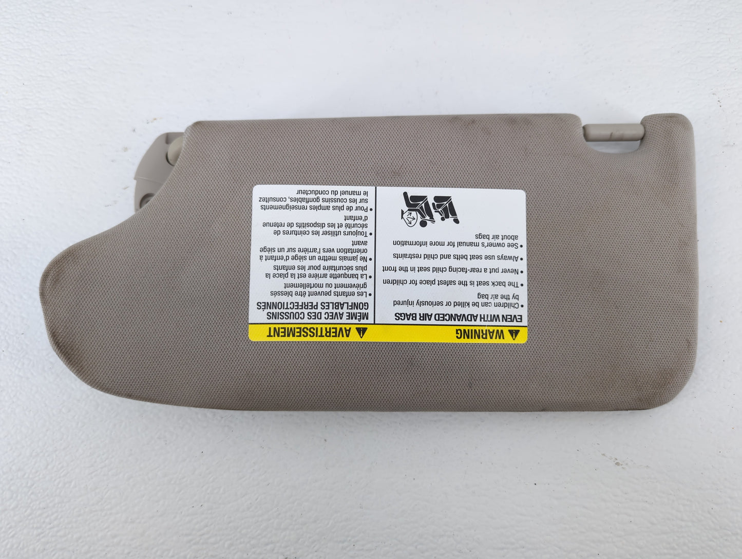 2013-2017 Nissan Altima Sun Visor Shade Replacement Passenger Right Mirror Fits Fits 2013 2014 2015 2016 2017 OEM Used Auto