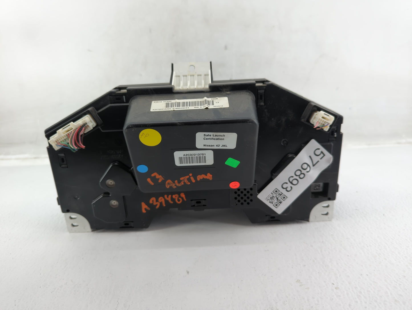 2013 Nissan Altima Instrument Cluster Speedometer Gauges P/N:24810 3TA0C Fits OEM Used Auto Parts - Oemusedautoparts1.com