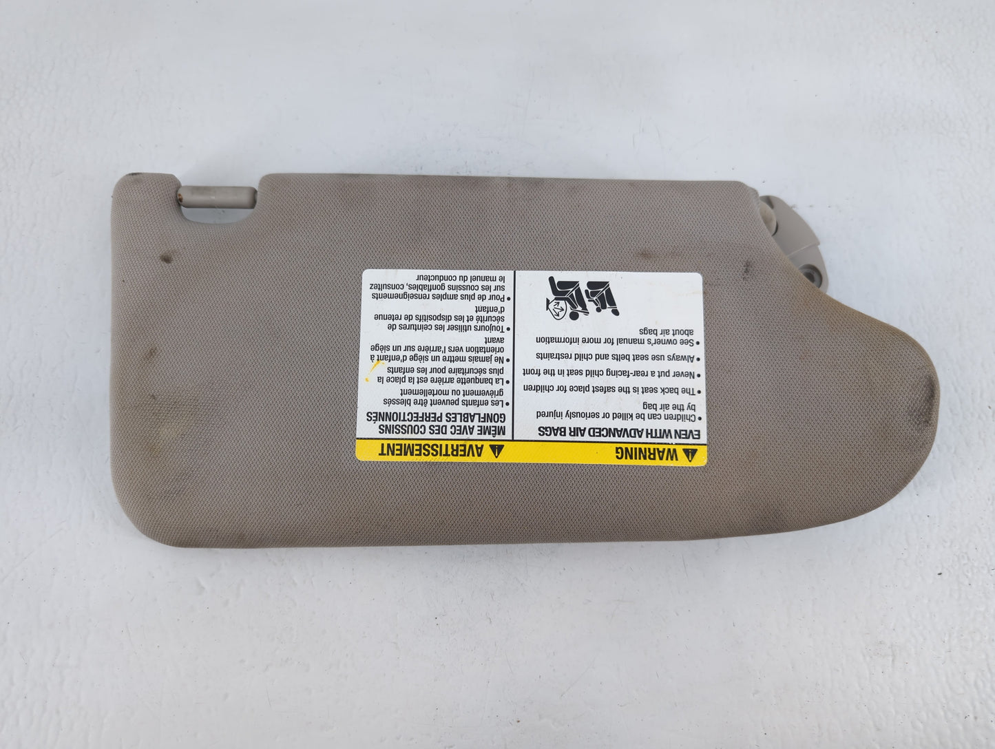 2013-2017 Nissan Altima Sun Visor Shade Replacement Passenger Right Mirror Fits Fits 2013 2014 2015 2016 2017 OEM Used Auto