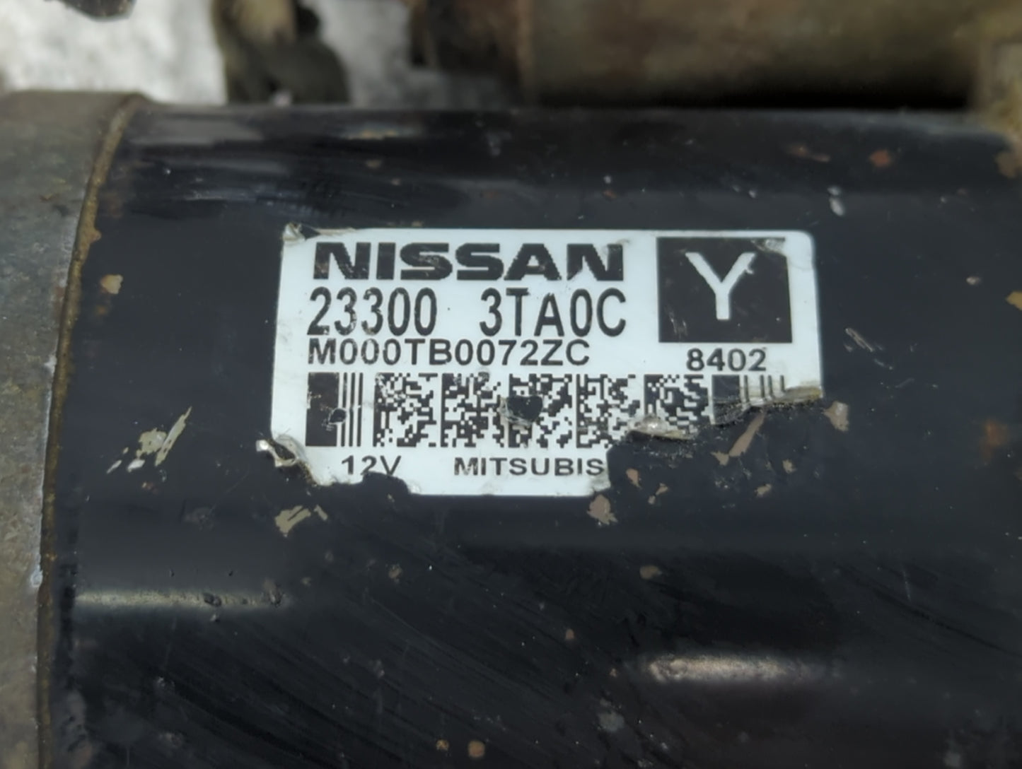 2013-2018 Nissan Altima Car Starter Motor Solenoid OEM P/N:M000TB0072ZC 23300 3TA0C Fits Fits 2013 2014 2015 2016 2017 2018