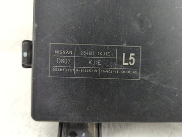 2011-2017 Nissan Juke Fusebox Fuse Box Panel Relay Module P/N:284B7 1KJ1E Fits Fits 2011 2012 2013 2014 2015 2016 2017 OEM Used Auto Parts