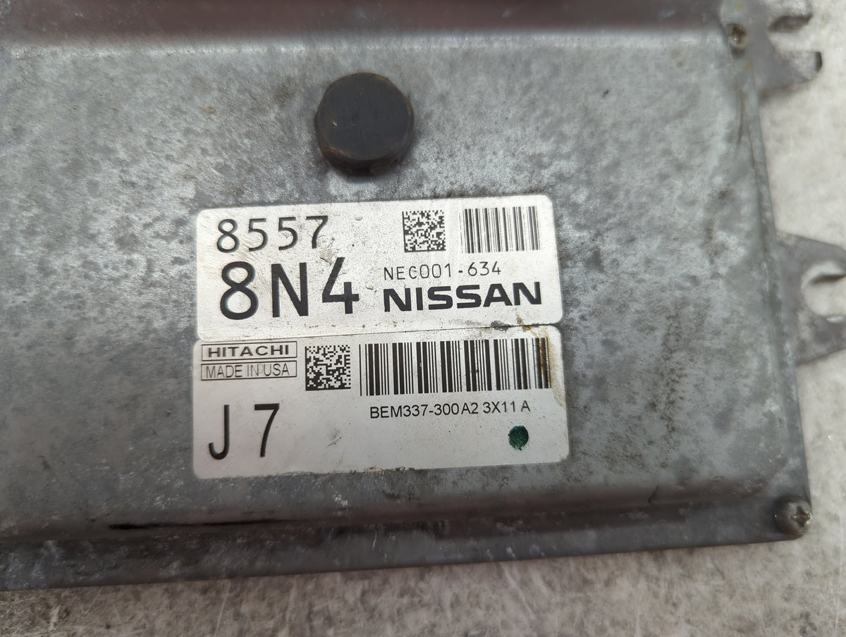 2013 Nissan Nv200 PCM Engine Control Computer ECU ECM PCU OEM P/N:NEC001-634 BEM337-300A2 Fits OEM Used Auto Parts - Oemused