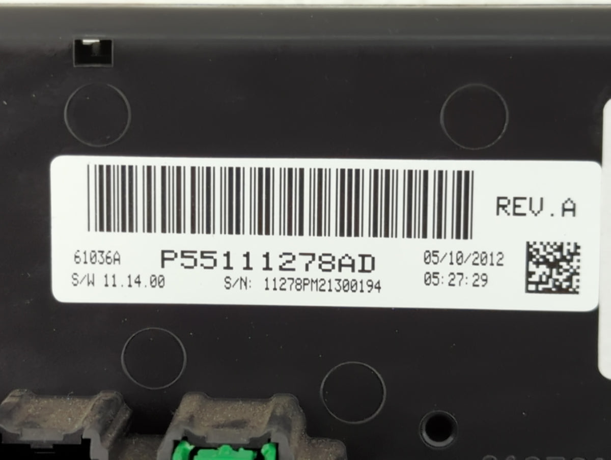 2013 Nissan Pathfinder Climate Control Module Temperature AC/Heater Replacement P/N:P55111278AD Fits OEM Used Auto Parts - O