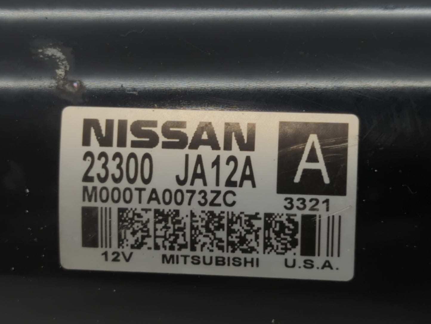 2013-2017 Nissan Pathfinder Car Starter Motor Solenoid OEM P/N:23300 JA12A Fits Fits 2013 2014 2017 OEM Used Auto Parts - Oe