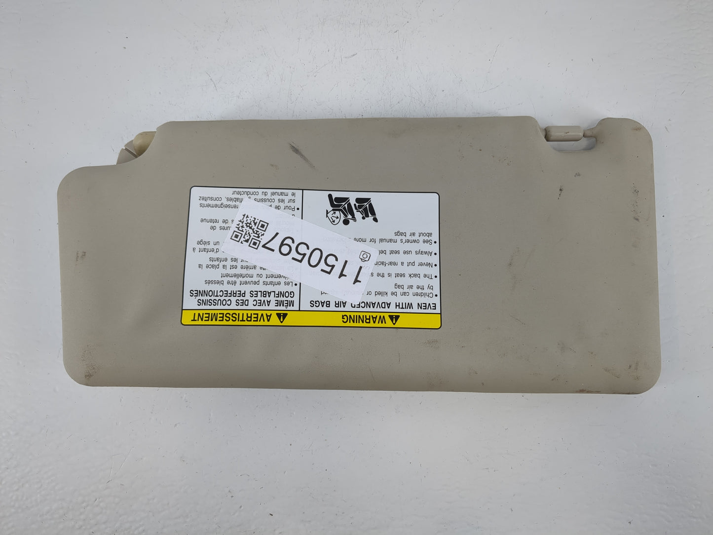 2008-2015 Nissan Rogue Sun Visor Shade Replacement Passenger Right Mirror Fits Fits 2008 2009 2010 2011 2012 2013 2014 2015