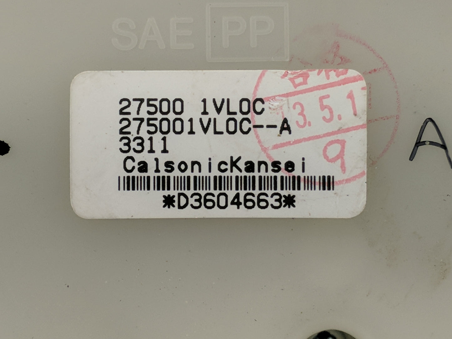 2011-2015 Nissan Rogue Climate Control Module Temperature AC/Heater Replacement P/N:275001VL0C 275001VL0C-A Fits OEM Used Au