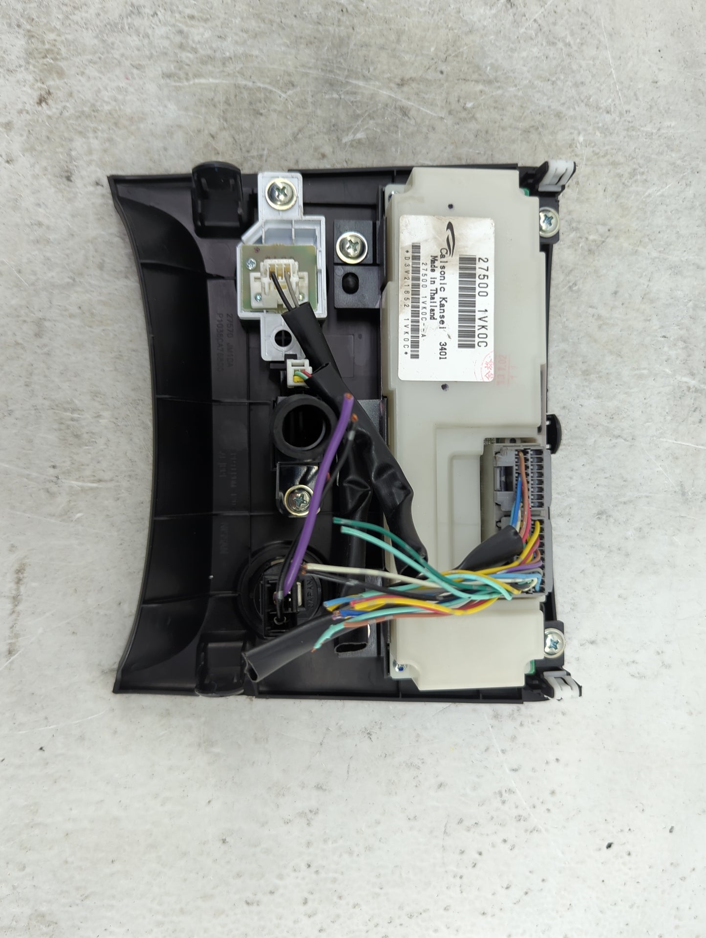 2011-2015 Nissan Rogue Climate Control Module Temperature AC/Heater Replacement P/N:27500 1VK0C 1VK0C-A Fits OEM Used Auto P